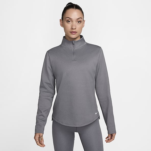 Nike women's therma graphic fleece training top online